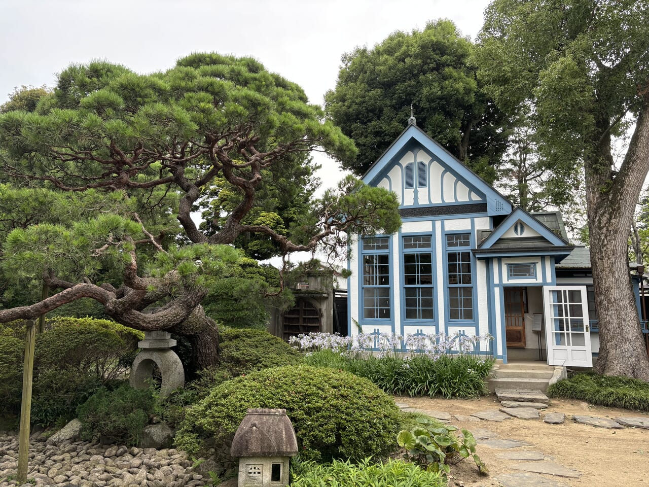 横山郷土館庭園